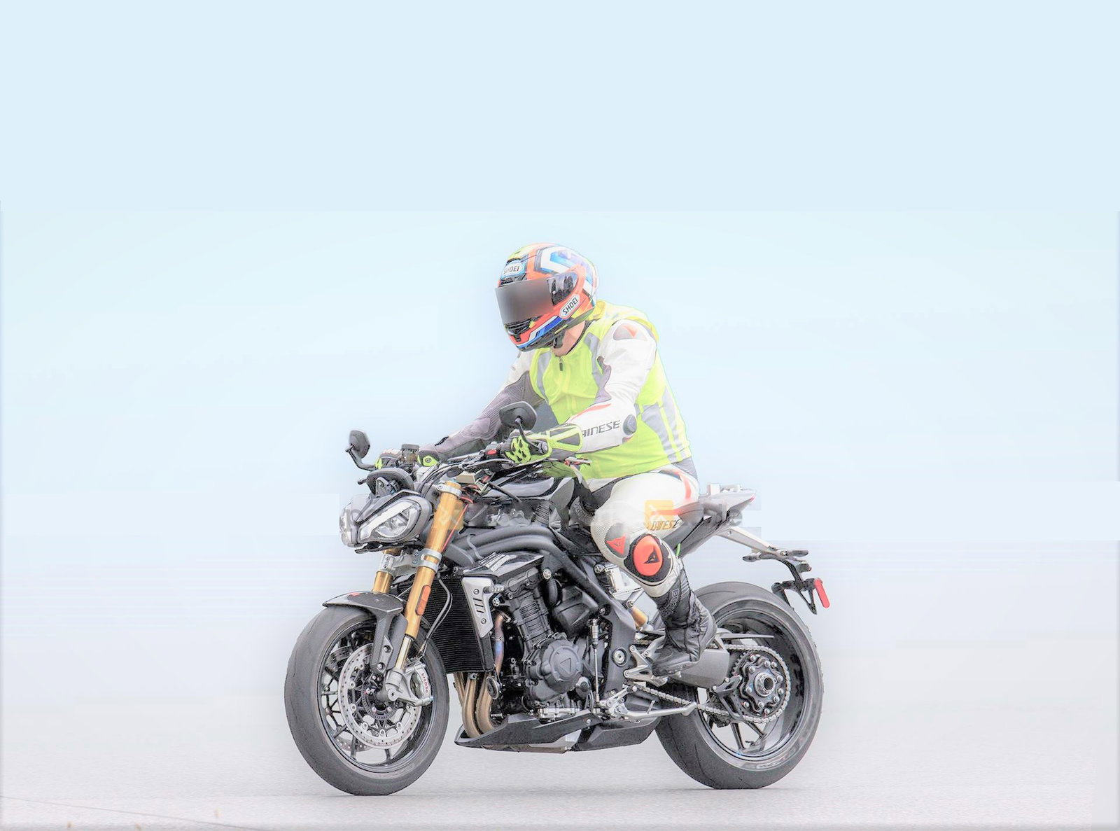 Triumph Speed Triple 1160 spied